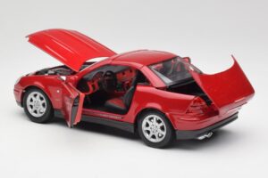Mercedes SLK 230 R170 Červený Maisto 1:18 56023 Kov – obrázok 6 z 9