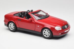 Mercedes SLK 230 R170 Červený Maisto 1:18 56023 Kov – obrázok 7 z 9