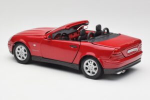 Mercedes SLK 230 R170 Červený Maisto 1:18 56023 Kov – obrázok 8 z 9