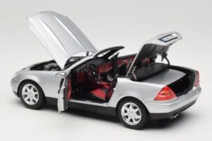 Mercedes SLK R170 Brilliant Silver Norev 1:18 183020 Kov – obrázok 6 z 9