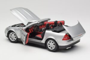 Mercedes SLK R170 Roadster Strieborný Maisto 1:18 31674 Kov – obrázok 7 z 9