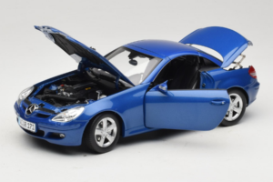 Mercedes SLK R171 Blue Metallic Minichamps 1:18 100033131 Kov – obrázok 3 z 11