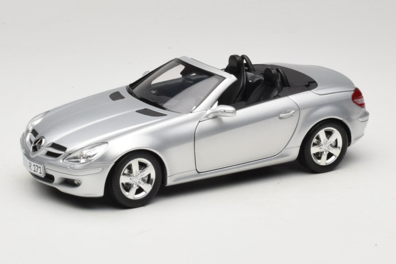 Mercedes SLK R171 Strieborný Minichamps 1:18 B66962318 Kov