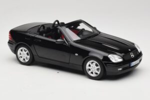 Mercedes SLK200 R170 Čierny Norev 1:18 B66040714 Kov – obrázok 7 z 9