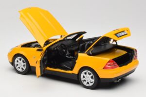 Mercedes SLK200 R170 Žltý Norev 1:18 B66040713 Kov – obrázok 6 z 9