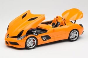 Mercedes SLR McLaren C199 Stirling Moss AMG Solarbeam Metallic Minichamps 1:18 100038400 Kov – obrázok 2 z 8
