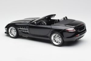 Mercedes SLR McLaren Roadster R199 Crystal Galaxit Čierny Minichamps 1:18 B66961004 Kov – obrázok 7 z 8