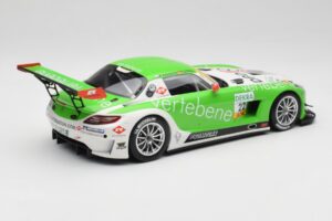 Mercedes AMG SLS C197 GT3 MS Racing #22 V. Sigacev / C. Stoll ADAC GT Masters 2011 Minichamps 1:18 151113102 Kov – obrázok 2 z 6