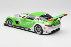 Mercedes AMG SLS C197 GT3 MS Racing #22 V. Sigacev / C. Stoll ADAC GT Masters 2011 Minichamps 1:18 151113102 Kov – obrázok 5 z 6