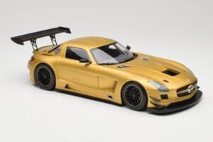 Mercedes AMG SLS C197 GT3 Street Zlatý Minichamps 1:18 151113106 Kov – obrázok 4 z 6