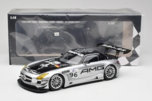 Mercedes AMG SLS C197 GT3 Team AMG China #96 M. Hakkinen / C. Cheng Zhuhai 6th 2011 Minichamps 1:18 151113196 Kov – obrázok 6 z 6