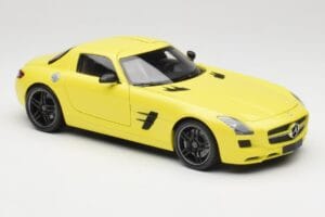 Mercedes SLS AMG C197 Žltý Minichamps 1:18 100039022 Kov – obrázok 6 z 8