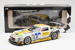 Mercedes SLS AMG GT3 #21 Rowe Racing Arnold / Roloff / Seyffarth / Jäger ADAC 24 Hours Nürburgring 2013 Minichamps 1:18 15113 – obrázok 6 z 6