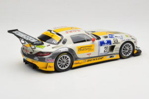 Mercedes SLS AMG GT3 #21 Rowe Racing M. Hartung / N. Heyer ADAC 24 Hours Nurburgring 2013 Minichamps 1:18 151133121 Kov – obrázok 2 z 6
