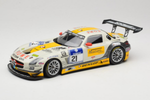 Mercedes SLS AMG GT3 #21 Rowe Racing M. Hartung / N. Heyer ADAC 24 Hours Nurburgring 2013 Minichamps 1:18 151133121 Kov