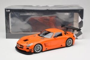 Mercedes SLS AMG GT3 C197 Street Oranžový Minichamps 1:18 151113105 Kov – obrázok 6 z 6