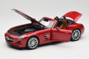 Mercedes SLS AMG R197 Roadster Le Mans Červený Minichamps 1:18 100039030 Kov – obrázok 2 z 8