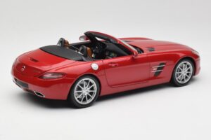 Mercedes SLS AMG R197 Roadster Le Mans Červený Minichamps 1:18 100039030 Kov – obrázok 3 z 8