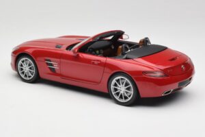 Mercedes SLS AMG R197 Roadster Le Mans Červený Minichamps 1:18 100039030 Kov – obrázok 7 z 8