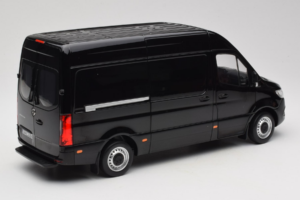 Mercedes Sprinter Čierny Norev 1:18 183041 Kov – obrázok 3 z 8