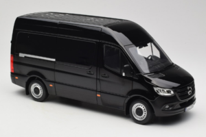 Mercedes Sprinter Čierny Norev 1:18 183041 Kov – obrázok 6 z 8