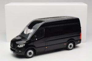 Mercedes Sprinter Čierny Norev 1:18 183041 Kov – obrázok 8 z 8
