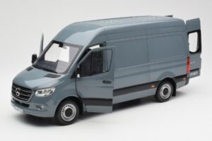 Mercedes Sprinter W907 Modro-Šedá Norev 1:18 183423 Kov – obrázok 2 z 7