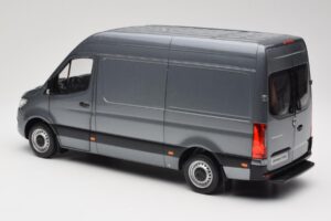 Mercedes Sprinter W907 Dodávka Selenite Grey Metallic Norev 1:18 B66004163 Kov – obrázok 7 z 8