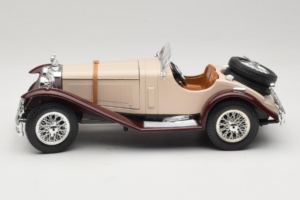 Mercedes SSK Béžový & Tmavočervený Bburago 1:18 3009-M4 Kov – obrázok 3 z 6