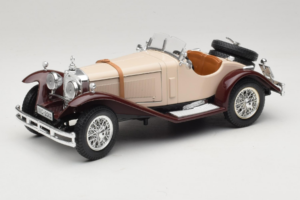 Mercedes SSK Béžový & Tmavočervený Bburago 1:18 3009-M4 Kov