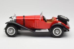 Mercedes SSK Červená & Čierny Bburago 1:18 3009-M1 Kov – obrázok 3 z 6