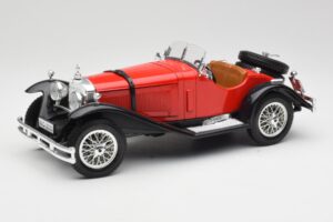 Mercedes SSK Červená & Čierny Bburago 1:18 3009-M1 Kov