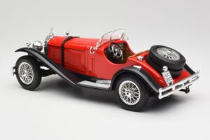 Mercedes SSK Červená & Čierny Bburago 1:18 3009-M1 Kov – obrázok 5 z 6