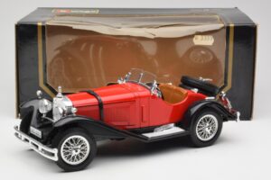 Mercedes SSK Červená & Čierny Bburago 1:18 3009-M1 Kov – obrázok 6 z 6