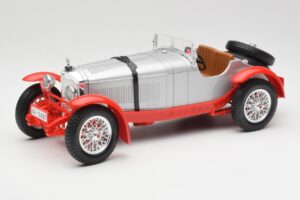 Mercedes SSK Strieborný & Červená Bburago 1:18 3009-M2 Kov