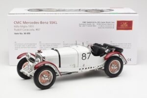 Mercedes SSKL R. Caracciola / W. Sebastian Mille Miglia Winner 1931 CMC 1:18 M-055 Kov – obrázok 6 z 6