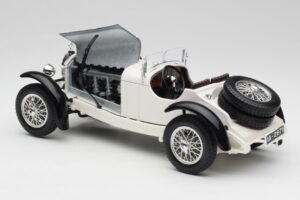 Mercedes SSKL Biely Bburago 1:18 3002 Kov – obrázok 5 z 8