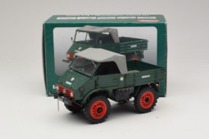 Mercedes Unimog 401 Zelený Schuco 1:18 135 Kov – obrázok 8 z 8