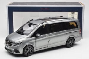 Mercedes V-Class W447 AMG Line Šedá Metalíza Norev 1:18 183488 Kov – obrázok 9 z 9