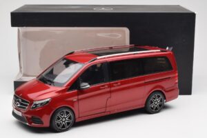 Mercedes V-Class W447 Designo Hyacinth Červený Metalíza Norev 1:18 B66004166 Kov – obrázok 7 z 7