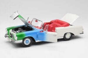 Mercedes 280SE W108 Tricolor Maisto 1:18 56014 Kov – obrázok 2 z 8