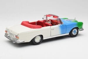 Mercedes 280SE W108 Tricolor Maisto 1:18 56014 Kov – obrázok 3 z 8