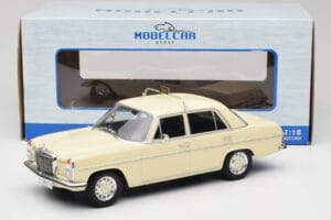 Mercedes W115 Béžový Taxi MCG 1:18 MCG18055 Kov – obrázok 6 z 6