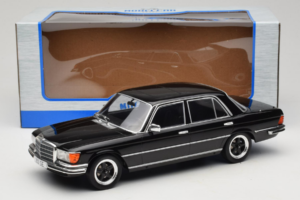 Mercedes W116 Čierny MCG 1:18 MCG18551 Kov – obrázok 6 z 6