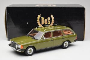 Mercedes W123 200T Cypress Zelený BoS Models 1:18 BOS008 Kov – obrázok 6 z 6