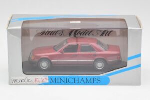 Mercedes 300D W124 Červený Minichamps 1:43 3209 Kov – obrázok 4 z 4