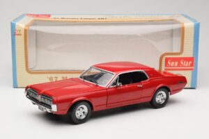 Mercury Cougar XR-7 Červený Sun Star 1:18 1541 Kov – obrázok 8 z 8