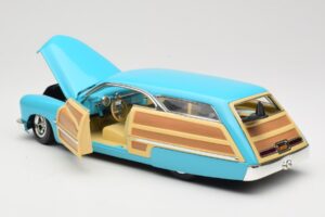 Mercury Merc Woodie Modrý Hot Wheels 1:18 27806 Kov – obrázok 5 z 8