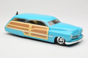 Mercury Merc Woodie Modrý Hot Wheels 1:18 27806 Kov – obrázok 6 z 8