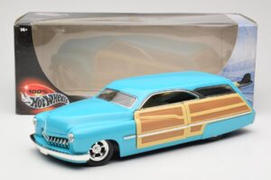 Mercury Merc Woodie Modrý Hot Wheels 1:18 27806 Kov – obrázok 8 z 8